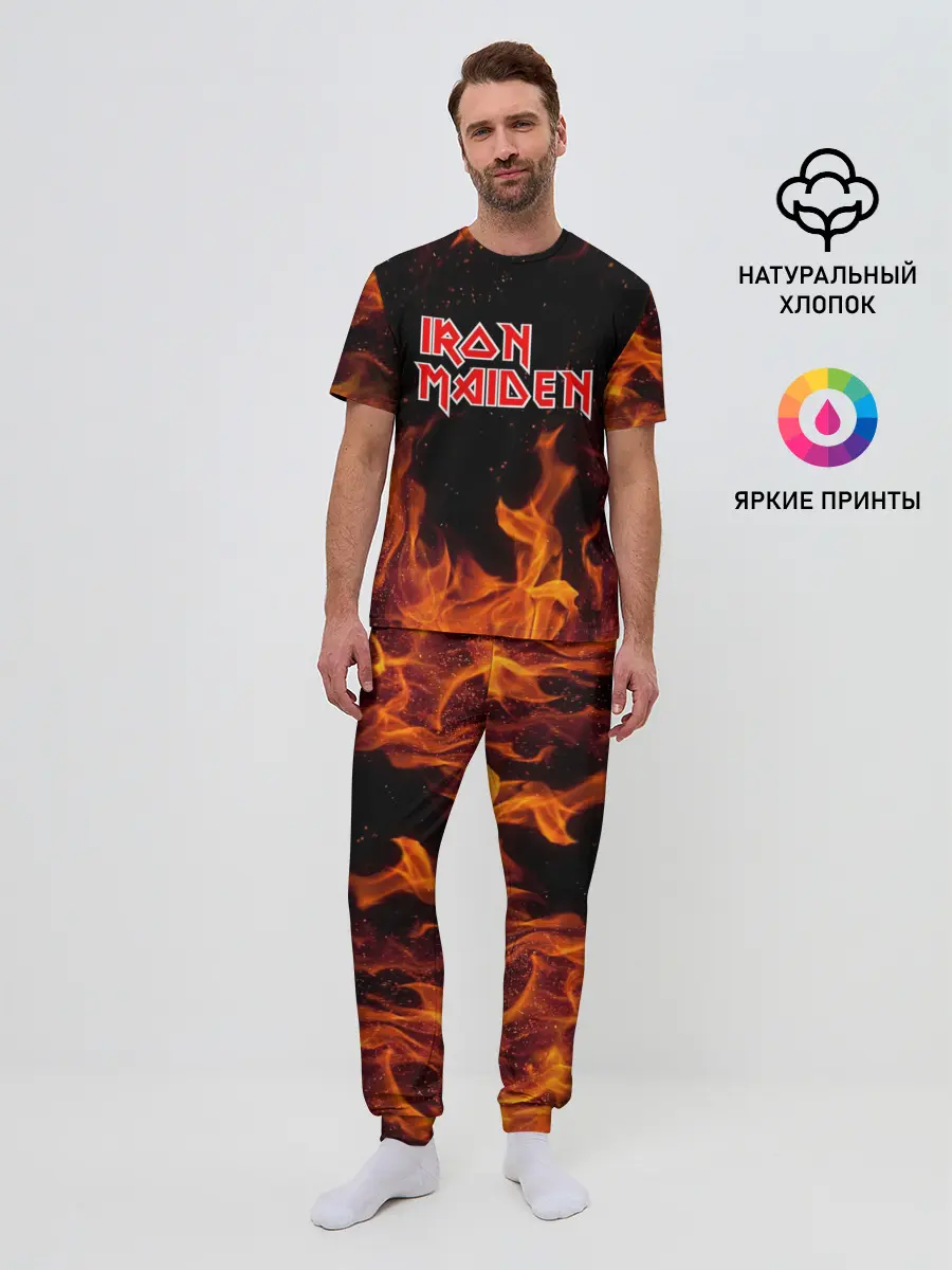 Мужская пижама с брюками / Iron Maiden