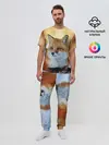 Мужская пижама с брюками / Лиса