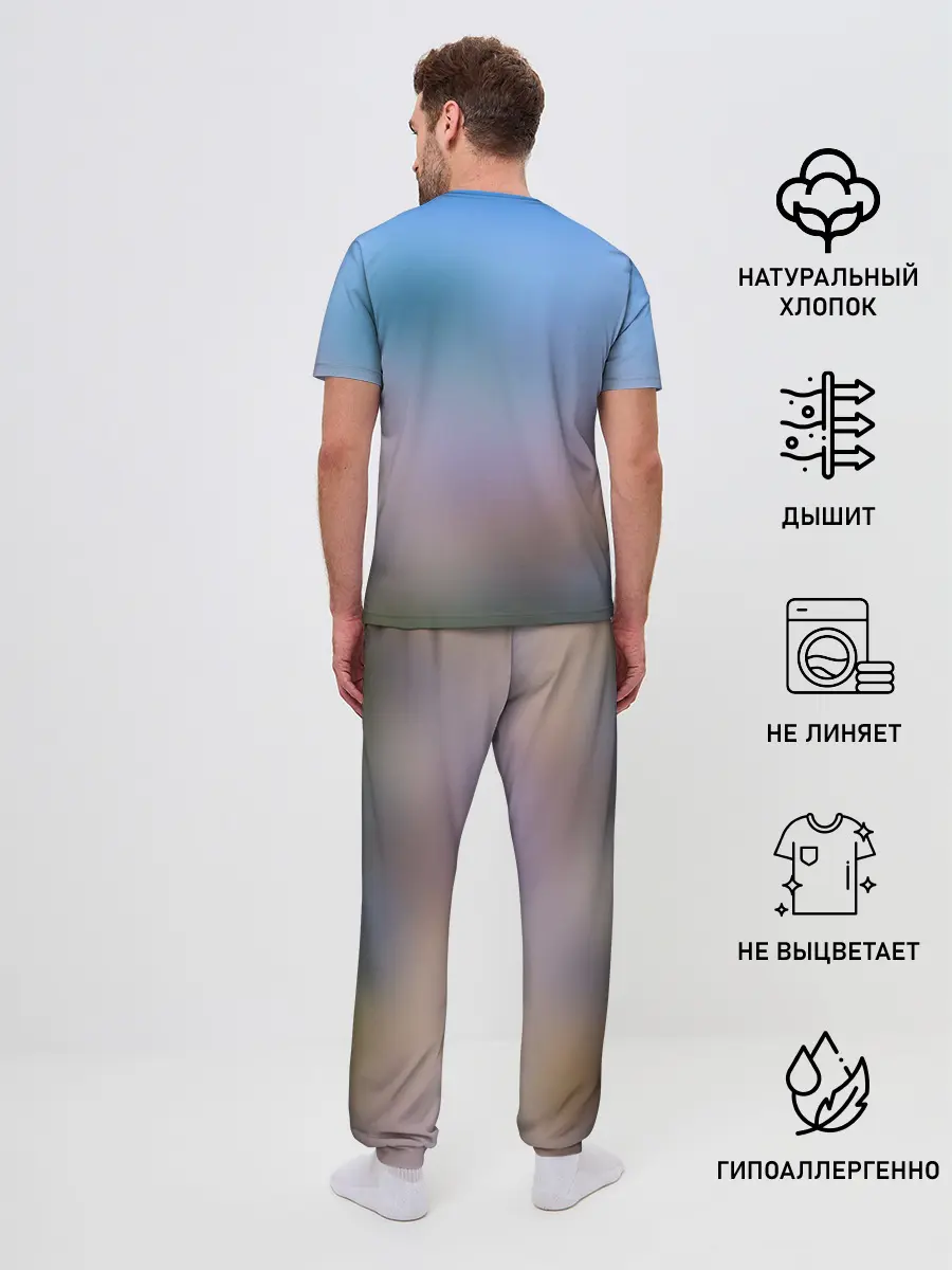 Мужская пижама с брюками / Я не в Японии 10