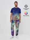 Мужская пижама с брюками / Космическое сияние