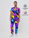 Мужская пижама с брюками / Rectangle