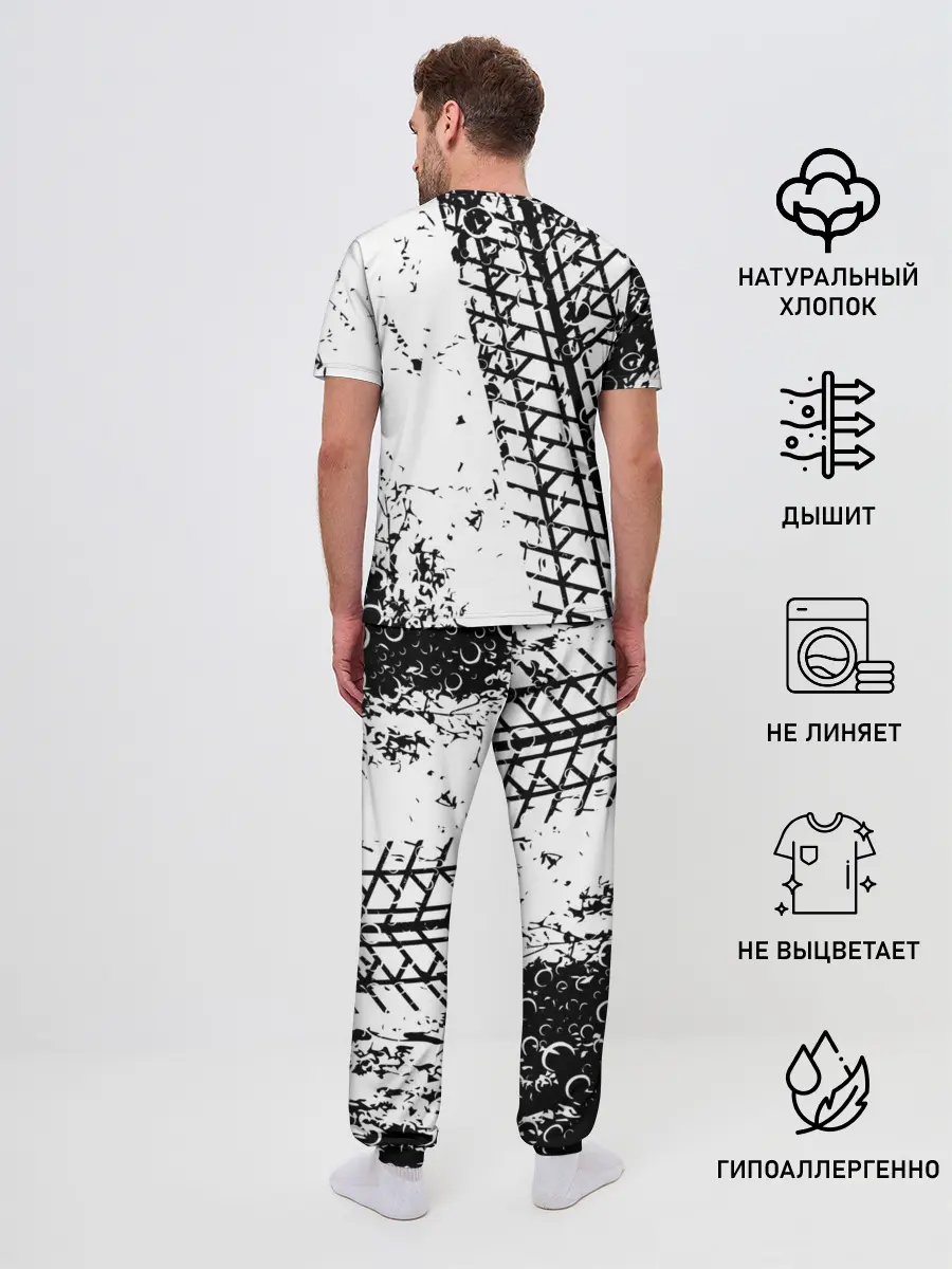 Мужская пижама с брюками / BMW.