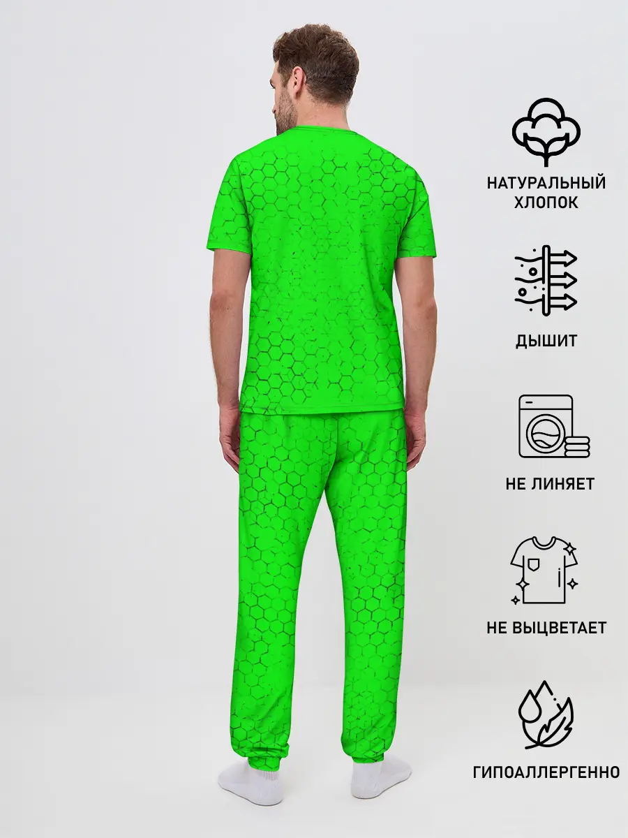 Мужская пижама с брюками / MINECRAFT / МАЙНКРАФТ