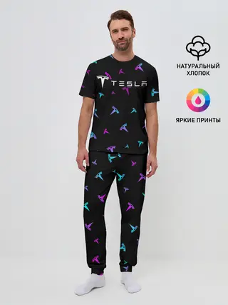 Мужская пижама с брюками / TESLA / Тесла