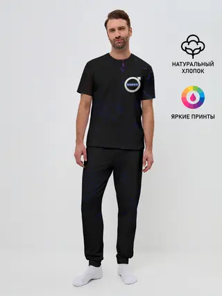 Мужская пижама с брюками / Вольво