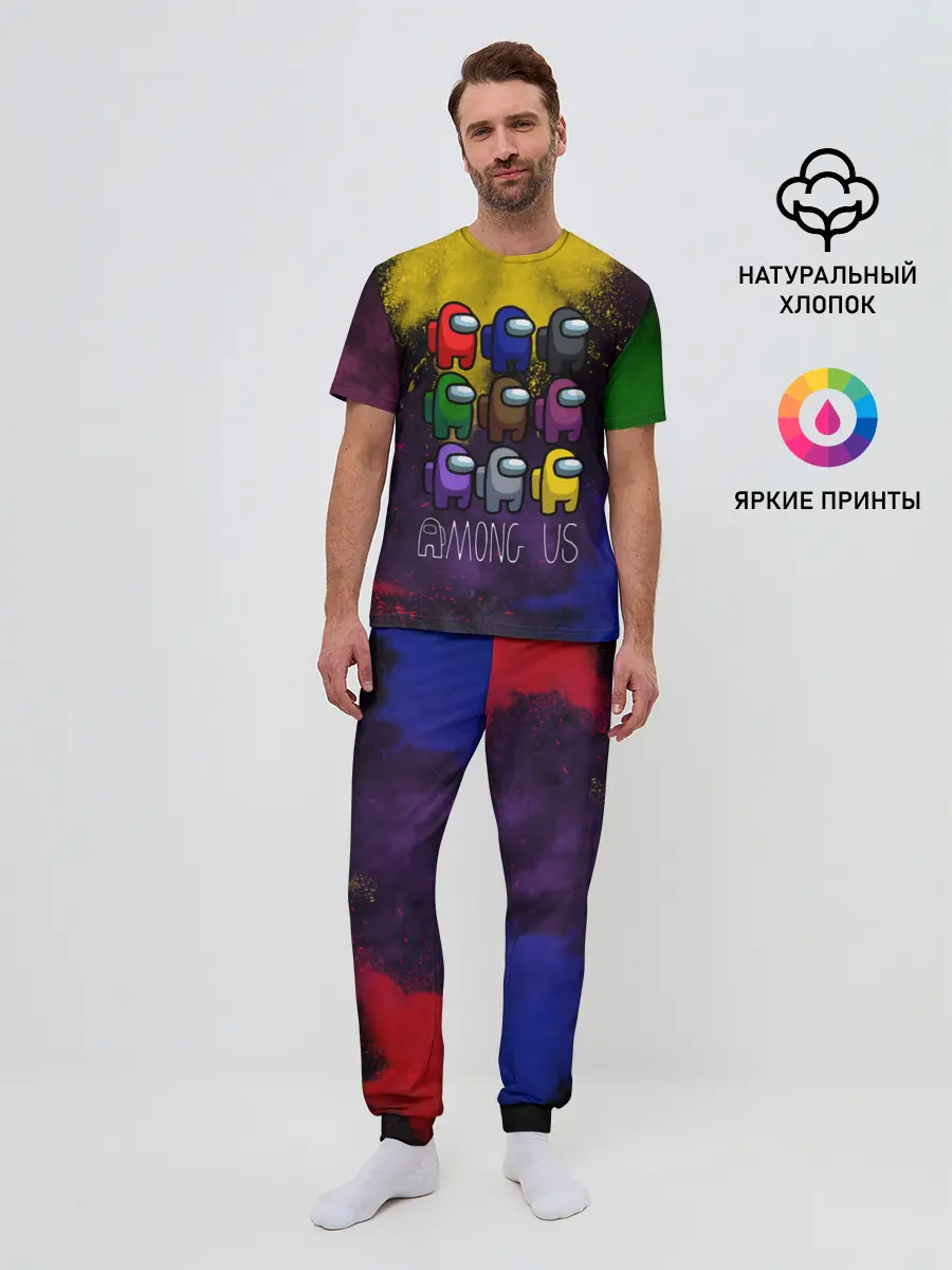 Мужская пижама с брюками / AMONG US.