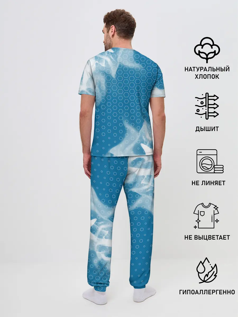 Мужская пижама с брюками / FOOTBALL RUSSIA / Футбол