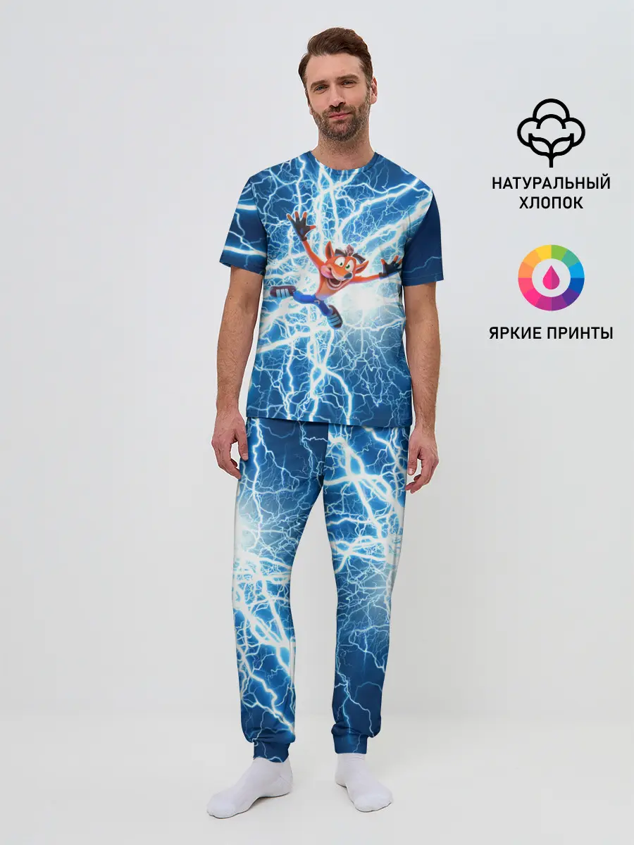 Мужская пижама с брюками / Crash Bandicoot