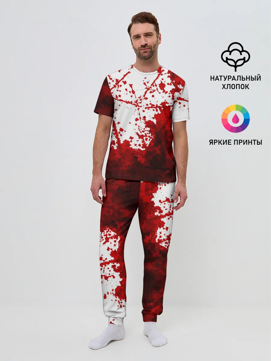 Мужская пижама с брюками / HALLOWEEN BLOOD