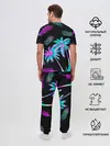 Мужская пижама с брюками / Неоновое лето