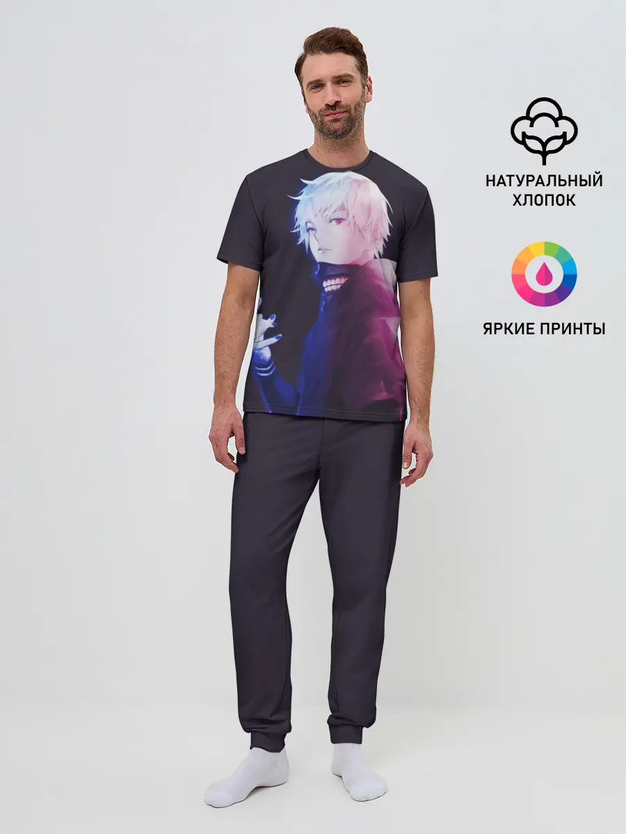 Мужская пижама с брюками / Kaneki Ken обернулся