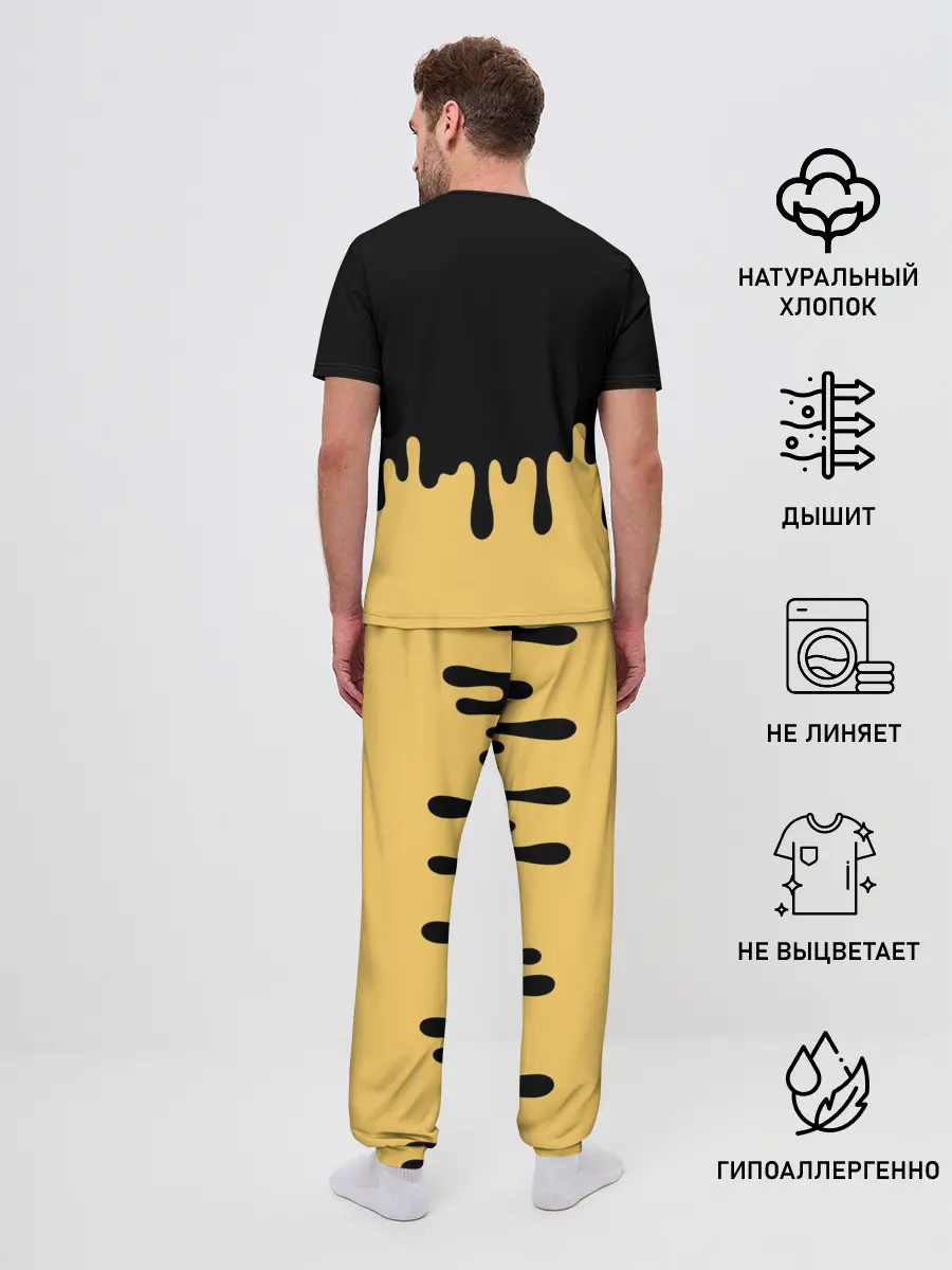 Мужская пижама с брюками / Bendy And The Ink Machine