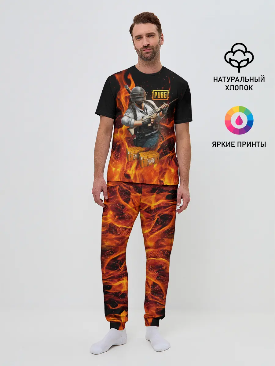 Мужская пижама с брюками / PUBG