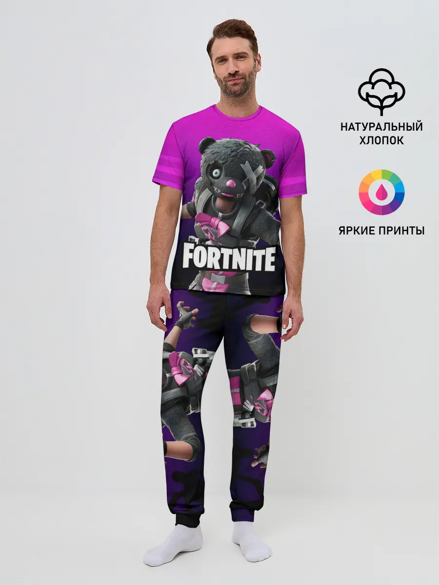 Мужская пижама с брюками / Фортнайт