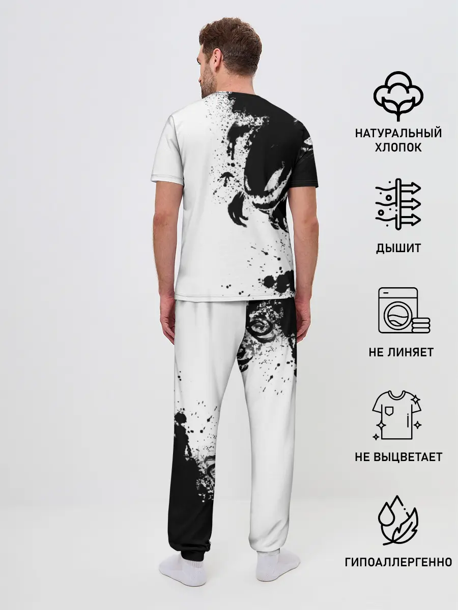 Мужская пижама с брюками / Покемоны | Хонтер