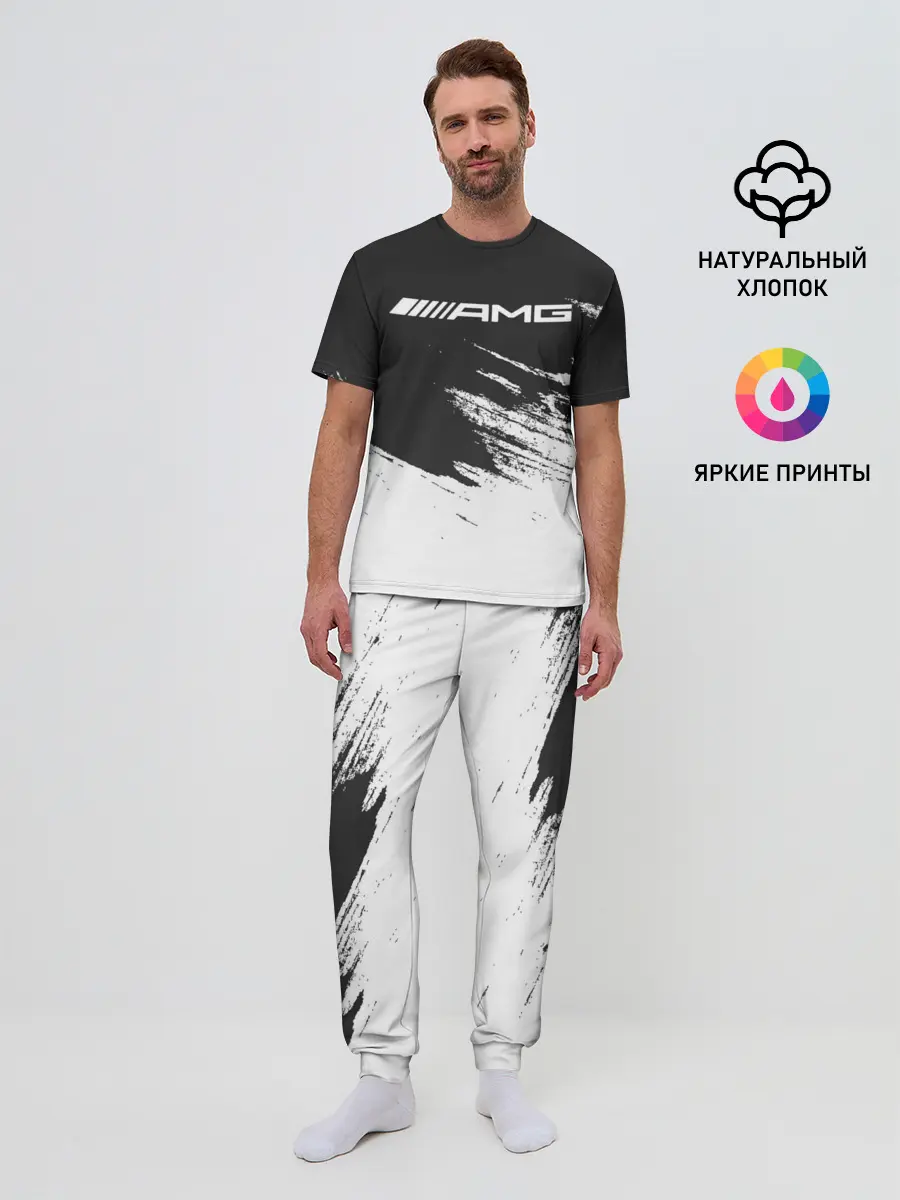 Мужская пижама с брюками / AMG MERCEDES.