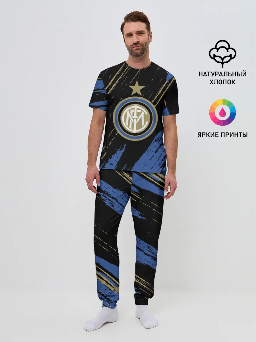 Мужская пижама с брюками / Inter / Интер.