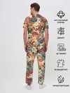 Мужская пижама с брюками / Осенние цвета