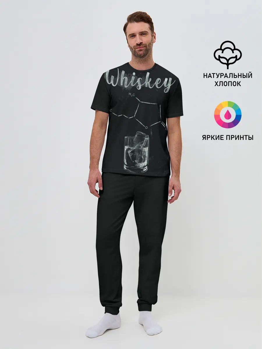 Мужская пижама с брюками / Формула Виски