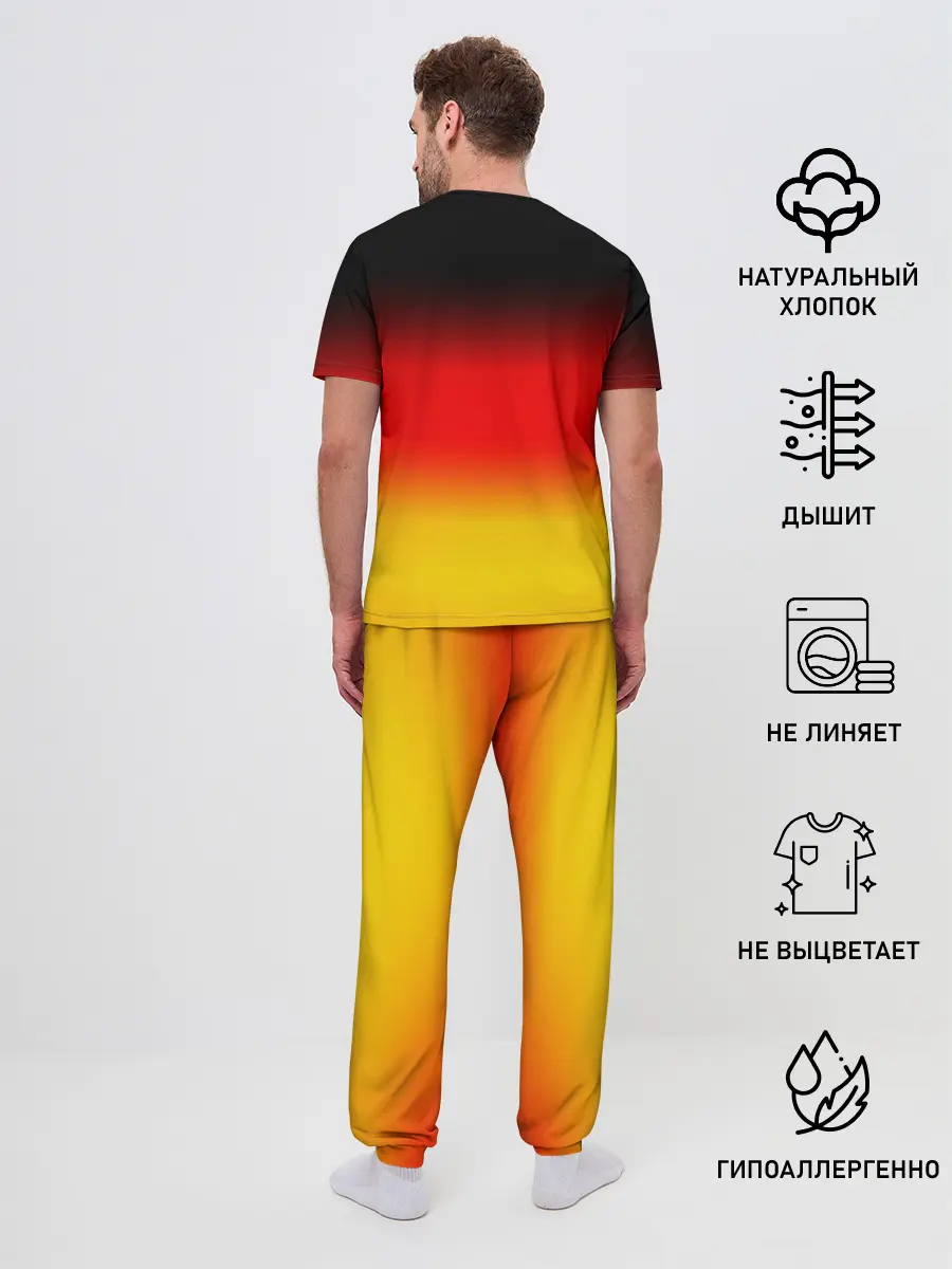 Мужская пижама с брюками / RAMMSTEIN АВТОГРАФЫ УЧАСТНИКОВ