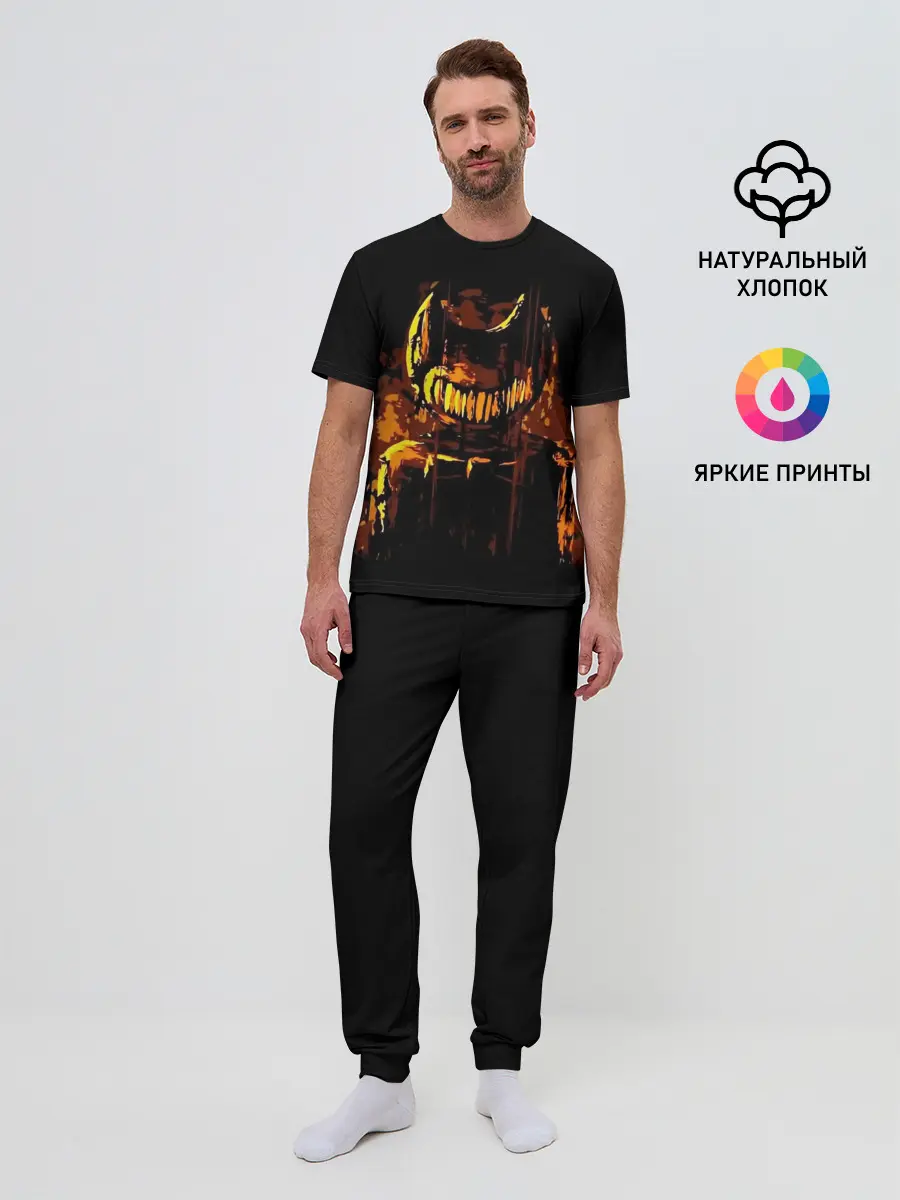 Мужская пижама с брюками / Bendy And The Ink Machine