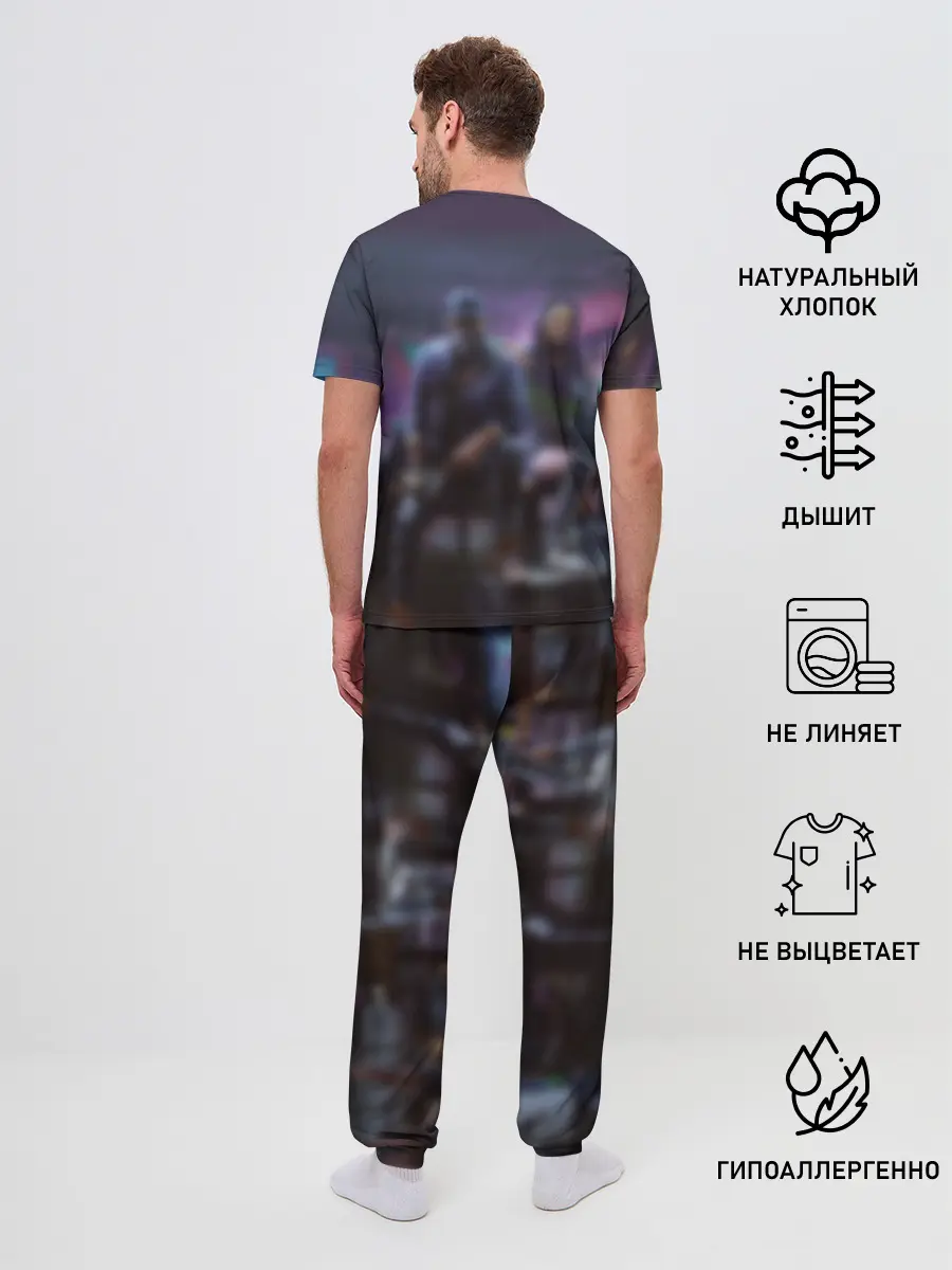 Мужская пижама с брюками / Watch dogs