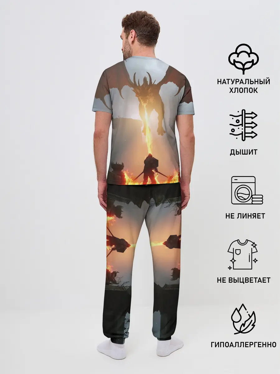 Мужская пижама с брюками / Demons Souls