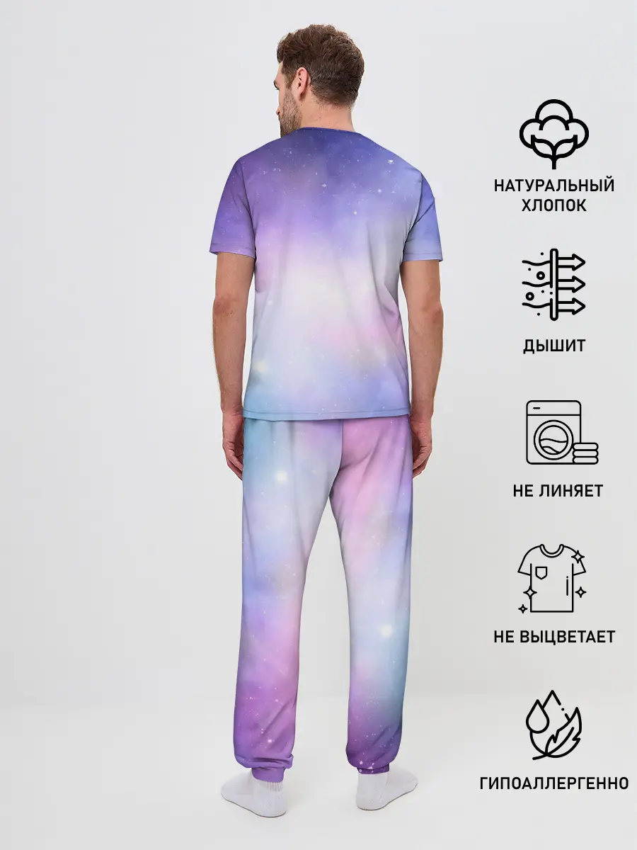 Мужская пижама с брюками / Новогодний Among us