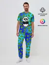 Мужская пижама с брюками / Панда