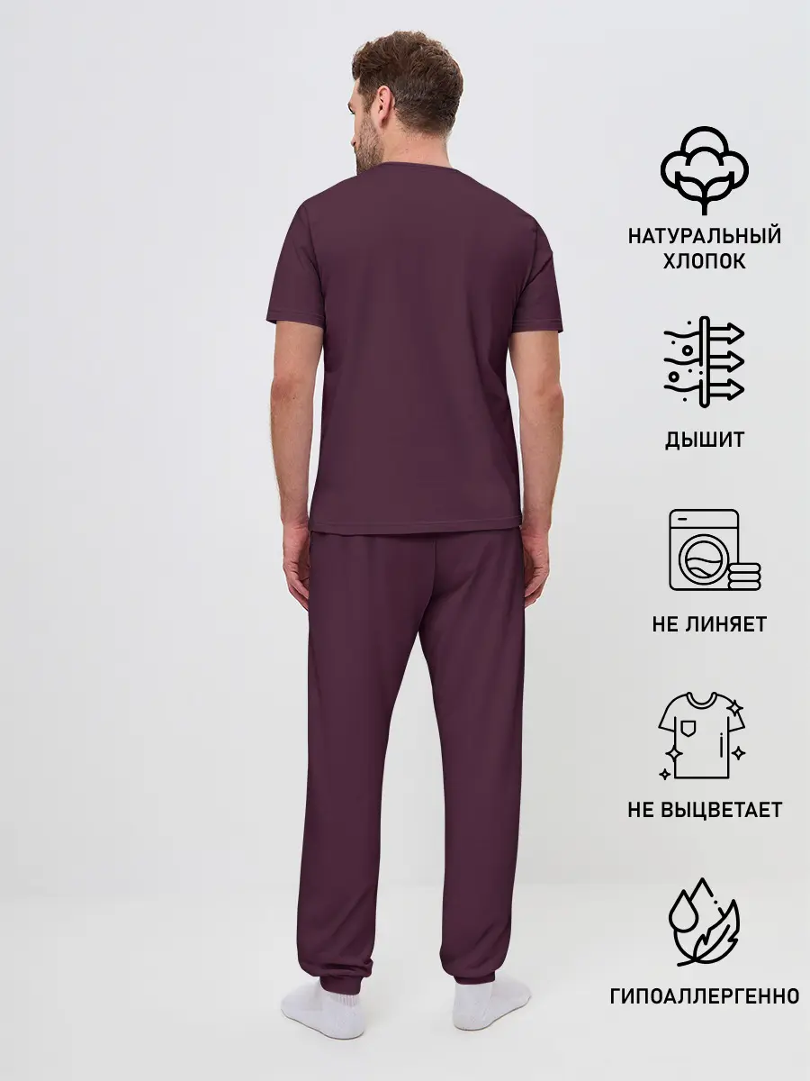 Мужская пижама с брюками / One Piece. Портгас Д. Эйс