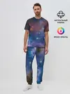 Мужская пижама с брюками / Glitch space