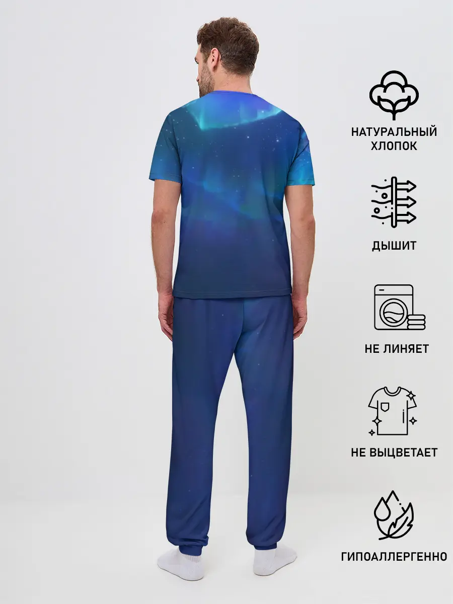 Мужская пижама с брюками / Одинокий Волк