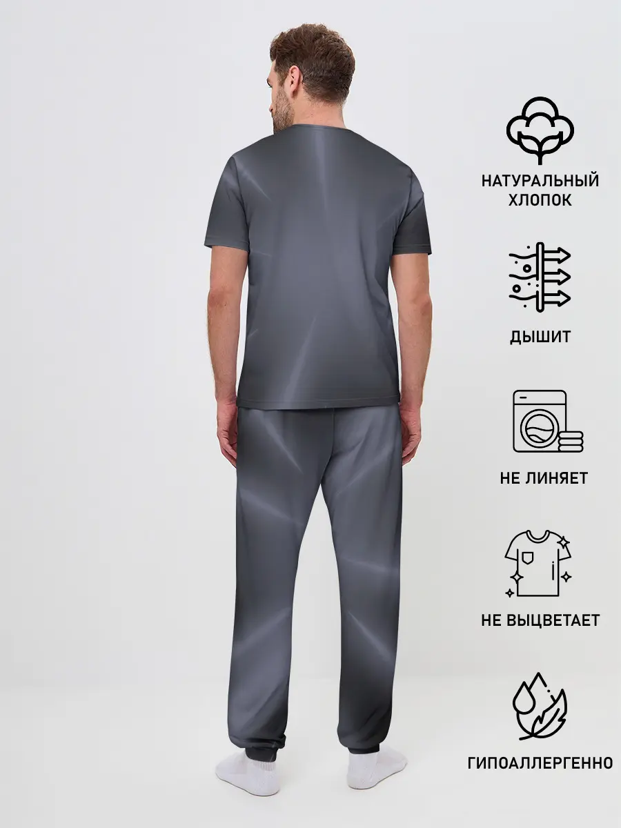 Мужская пижама с брюками / Виктор Цой.