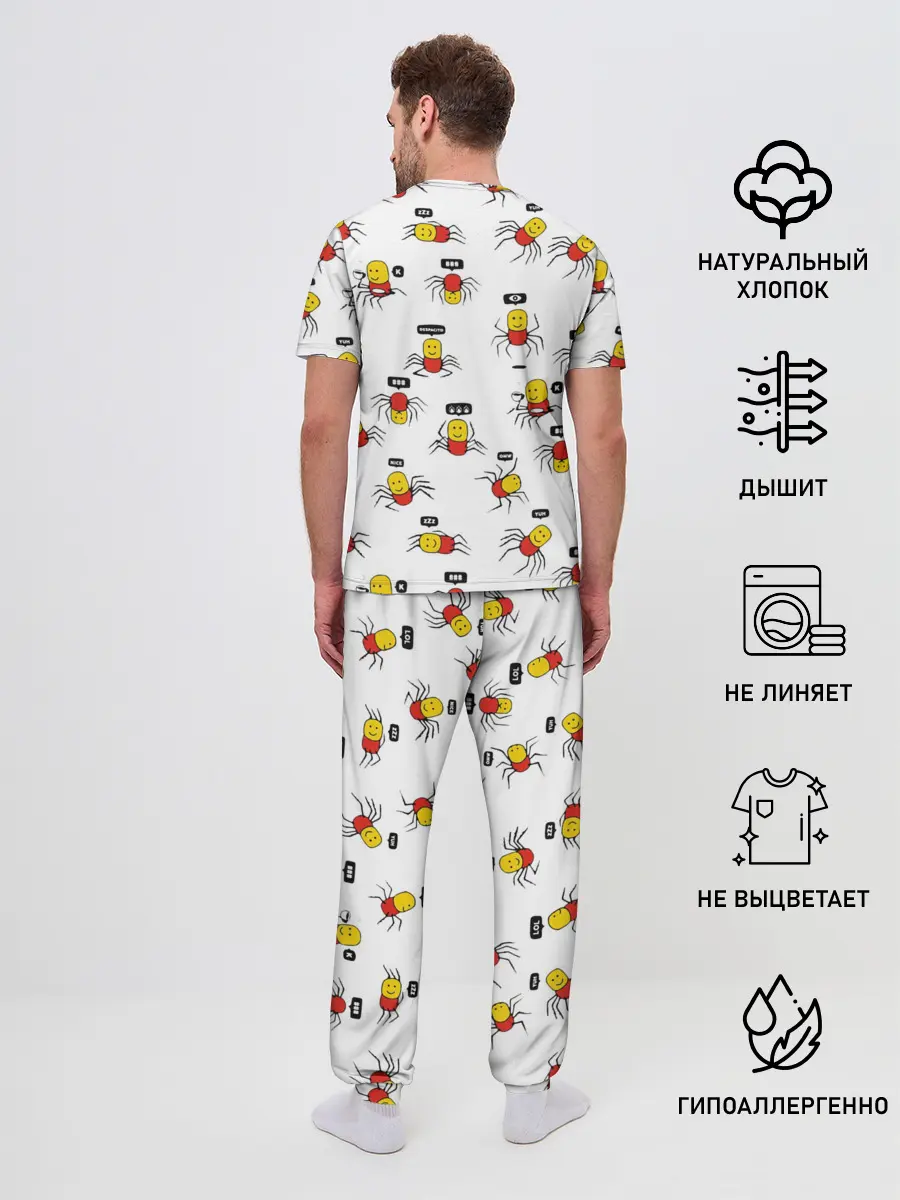 Мужская пижама с брюками / ROBLOX