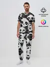 Мужская пижама с брюками / Смешные панды