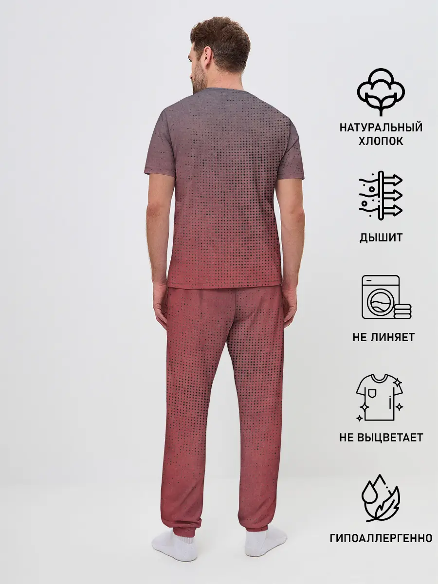 Мужская пижама с брюками / Haikyuu Шоё Хината