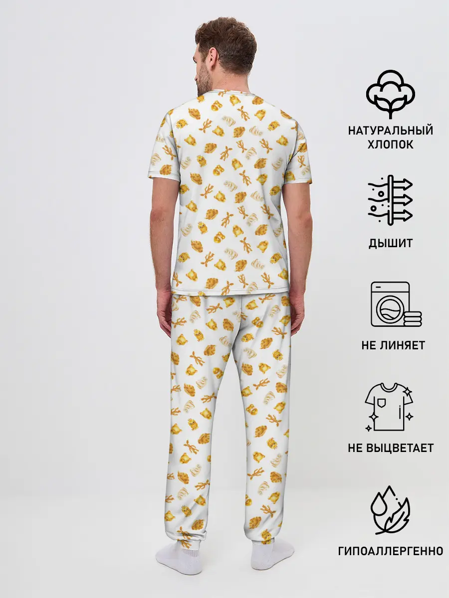 Мужская пижама с брюками / Baby Niffler Sticker