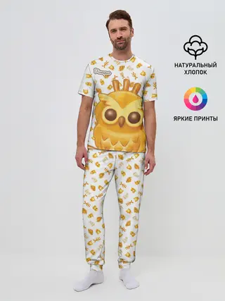 Мужская пижама с брюками / Fwooper Cookie