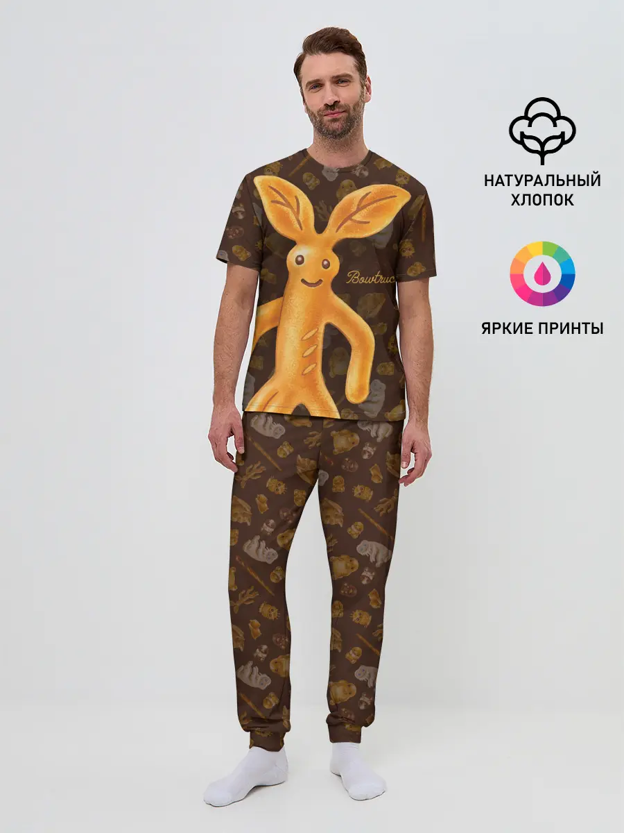 Мужская пижама с брюками / Bowtruckle