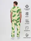 Мужская пижама с брюками / Огурчики