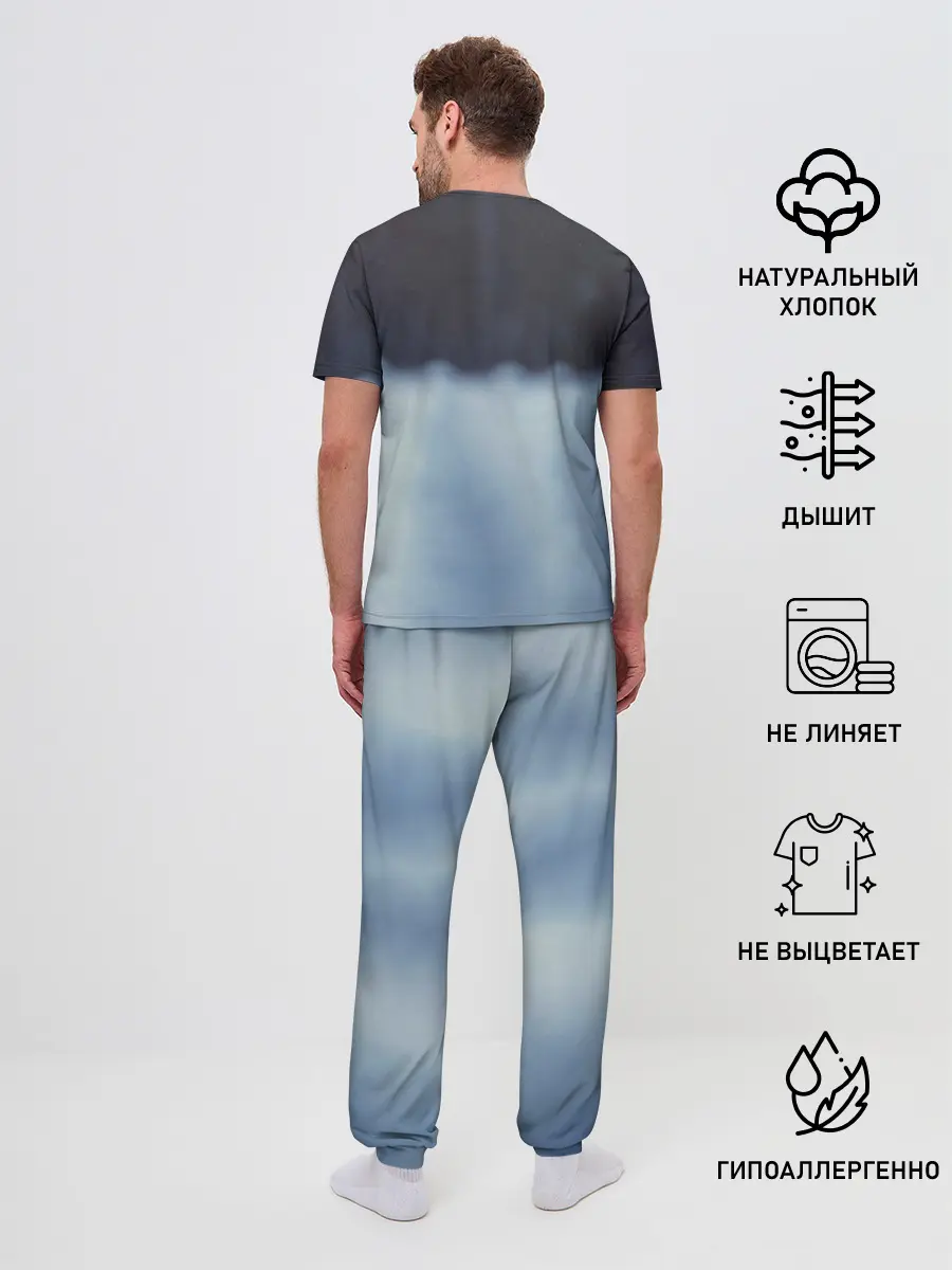 Мужская пижама с брюками / САМОЕД