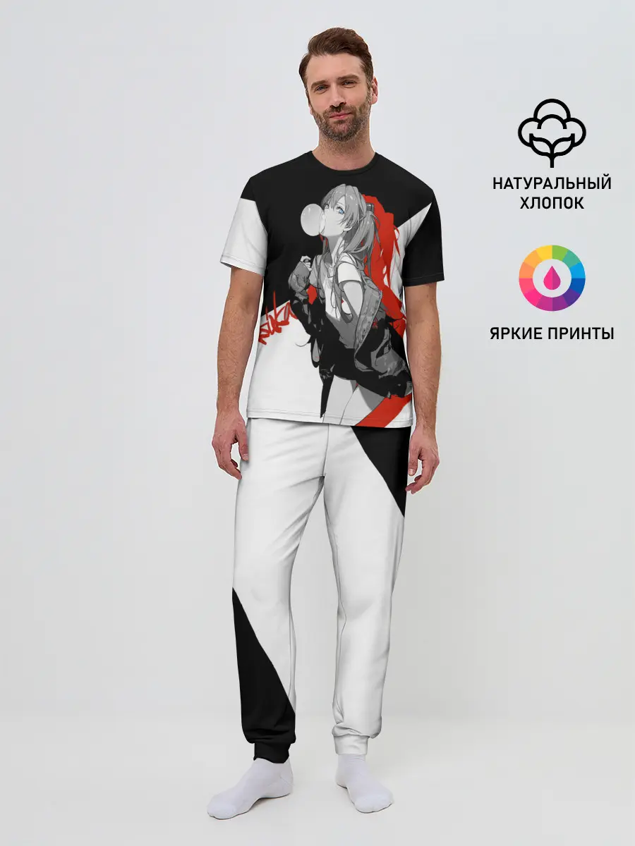 Мужская пижама с брюками / Asuka Langley Evangelion