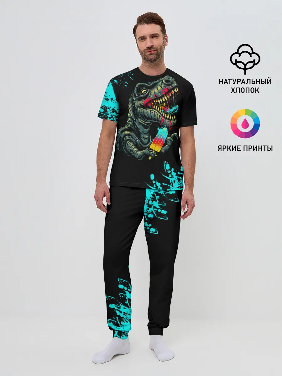 Мужская пижама с брюками / Godzilla