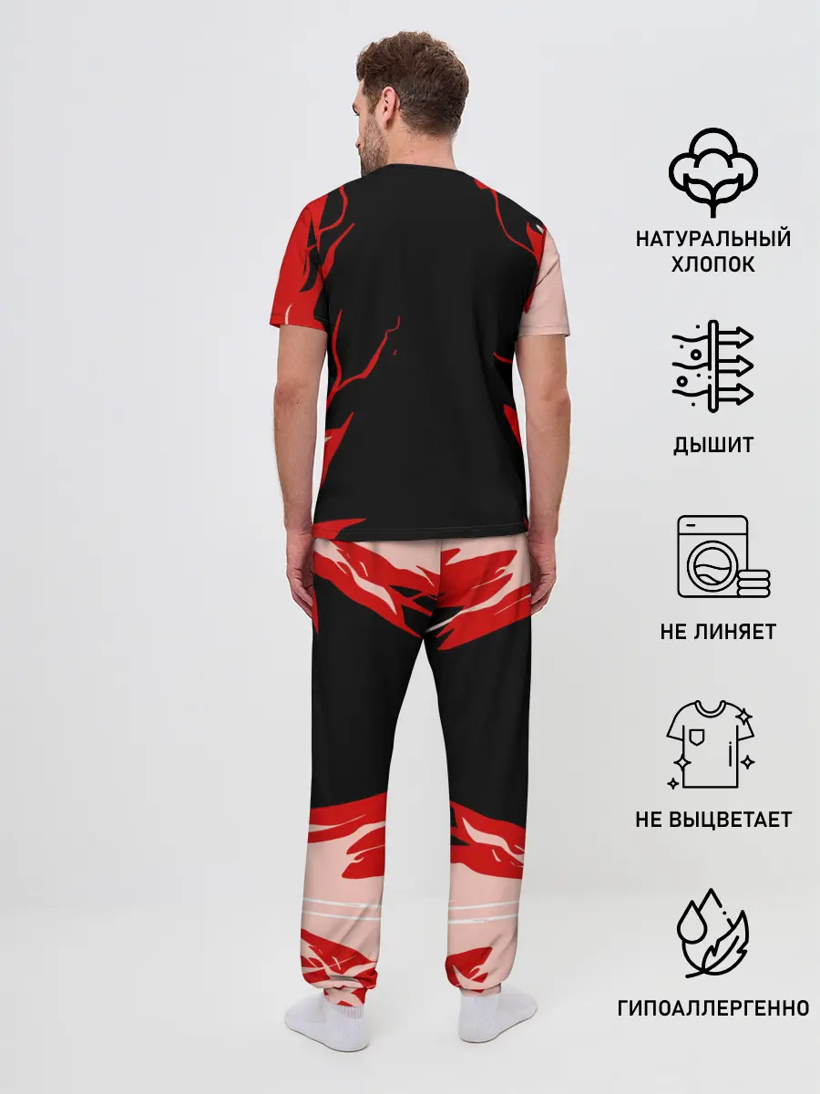 Мужская пижама с брюками / AMONG US - САБОТАЖ