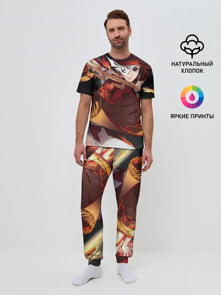 Мужская пижама с брюками / КЛИНОК РАССЕКАЮЩИЙ ДЕМОНОВ