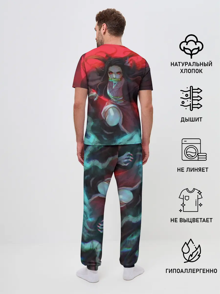 Мужская пижама с брюками / НЕЗУКО ИЗ КЛИНКА