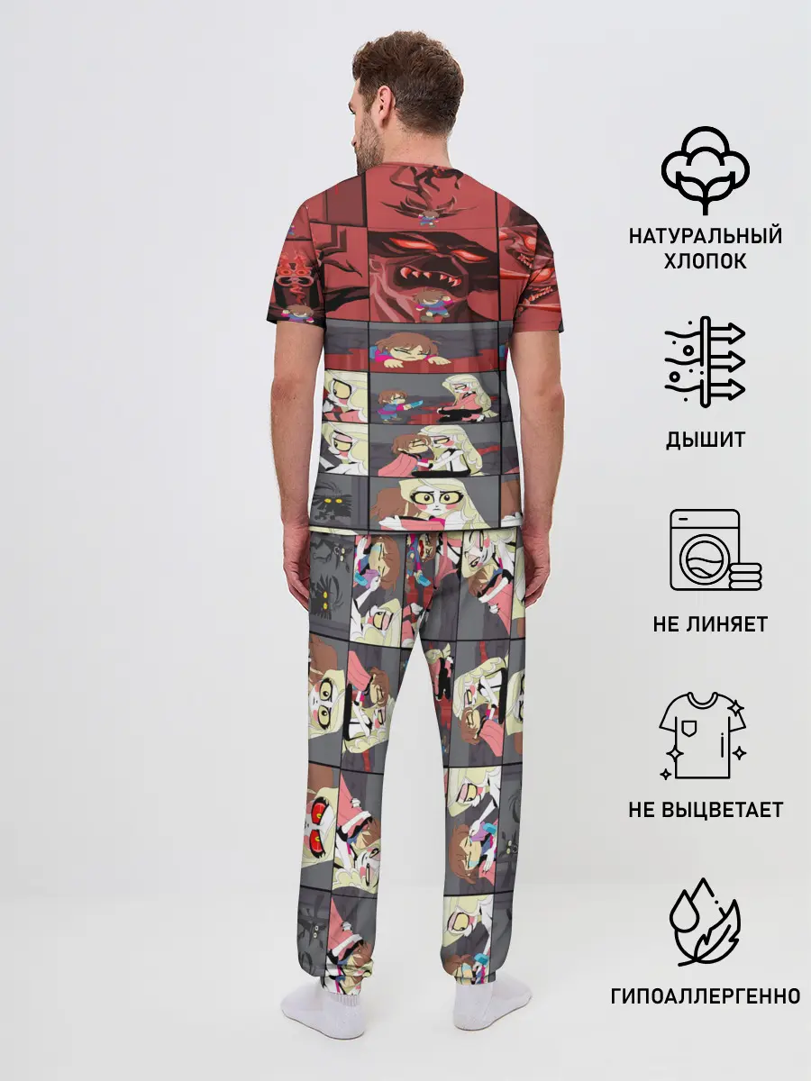 Мужская пижама с брюками / Отель Хазбин
