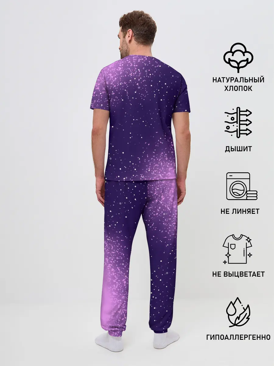 Мужская пижама с брюками / AMONG US - SPACE