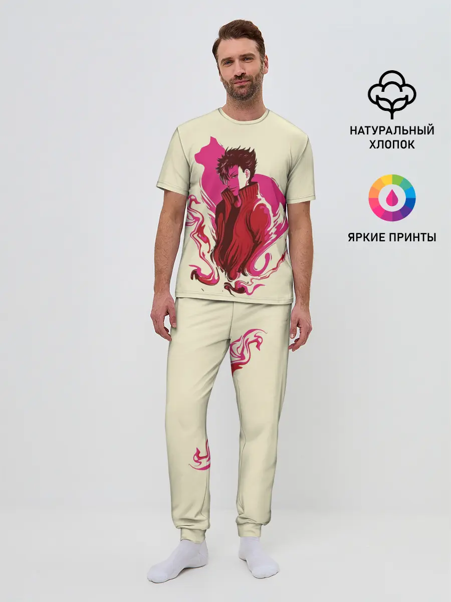 Мужская пижама с брюками / Haikyuu Nekoma