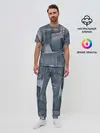 Мужская пижама с брюками / Jeans life